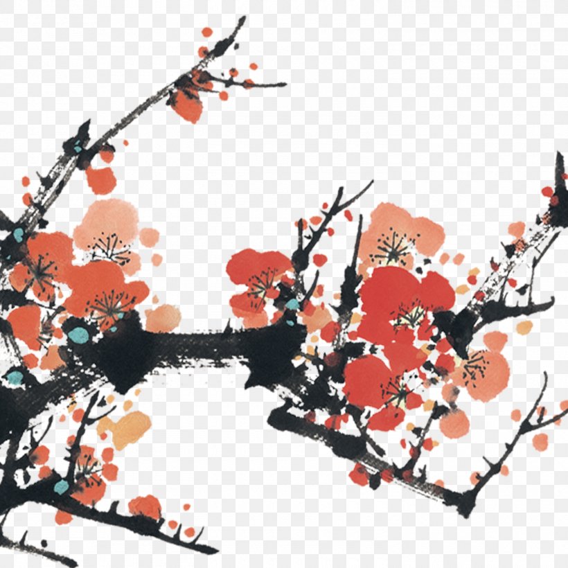 China Sanxian String Painting Shan Shui, PNG, 1500x1500px, China, Art, Blossom, Branch, Cherry Blossom Download Free