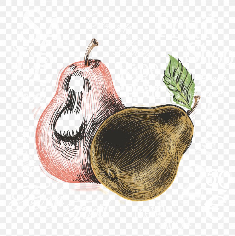 Watercolor Painting Pear, PNG, 2038x2051px, Watercolor Painting, Auglis, Food, Fruit, Paint Download Free