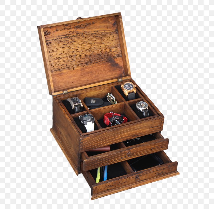 Wooden Box Bedside Tables Drawer Valet, PNG, 800x800px, Watercolor, Cartoon, Flower, Frame, Heart Download Free