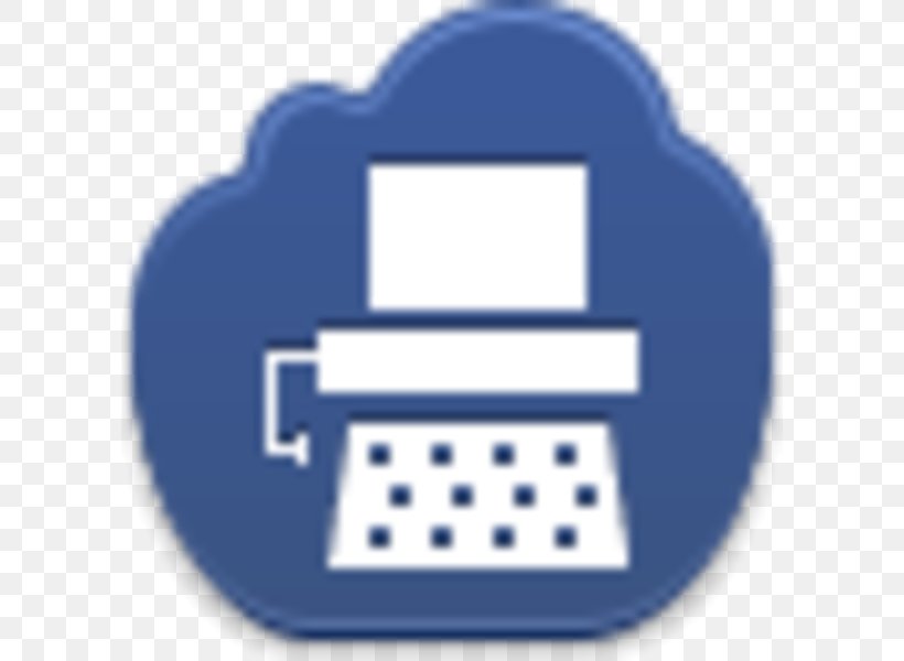 Clip Art Image, PNG, 600x600px, Typewriter, Area, Blue, Bmp File Format, Brand Download Free