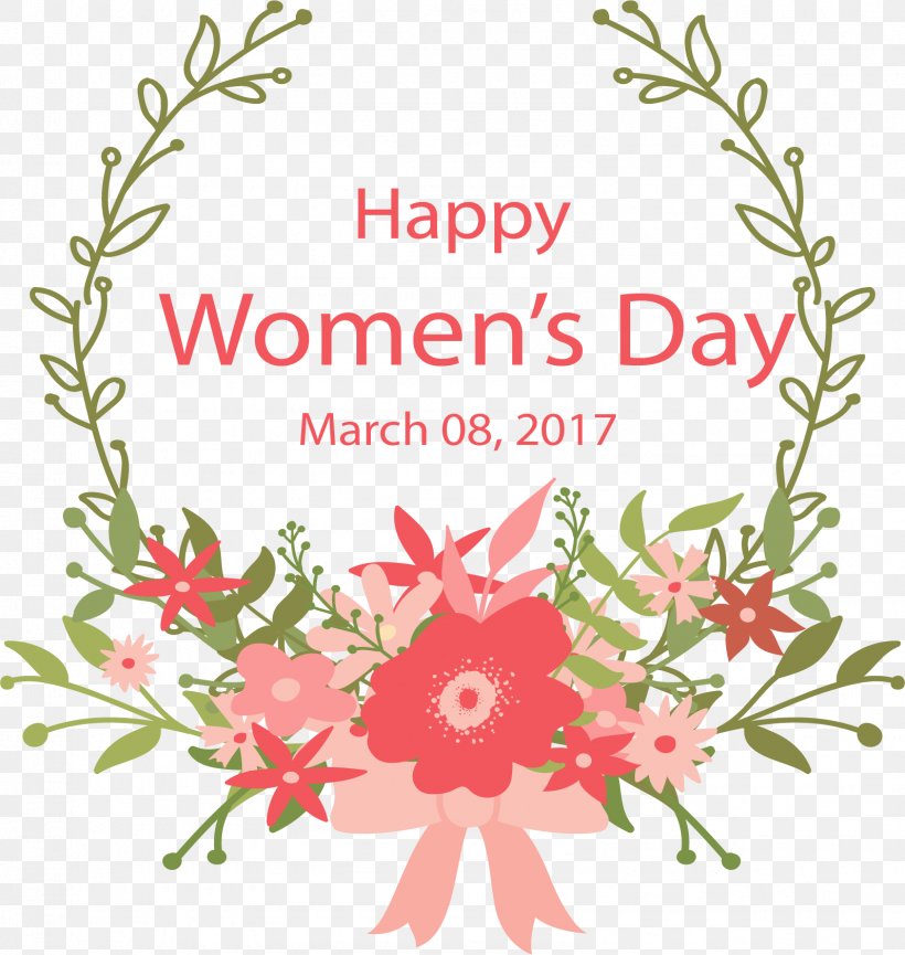 Floral Design International Womens Day Woman, PNG, 1594x1683px, Floral Design, Art, Branch, Creative Arts, Cut Flowers Download Free