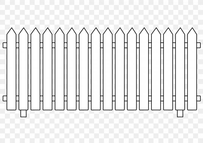 Picket Fence Clip Art, PNG, 2400x1697px, Fence, Black And White, Chainlink Fencing, Computer, Garden Download Free