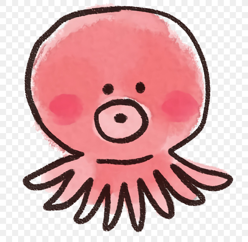Pink Cartoon Nose Head Cheek, PNG, 798x800px, Pink, Animation, Cartoon, Cheek, Head Download Free