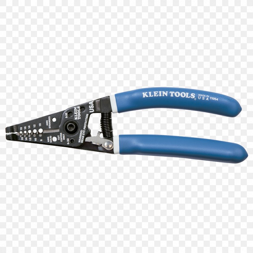 Wire Stripper Klein Tools American Wire Gauge, PNG, 1000x1000px, Wire Stripper, American Wire Gauge, Blade, Copper Conductor, Cutting Download Free