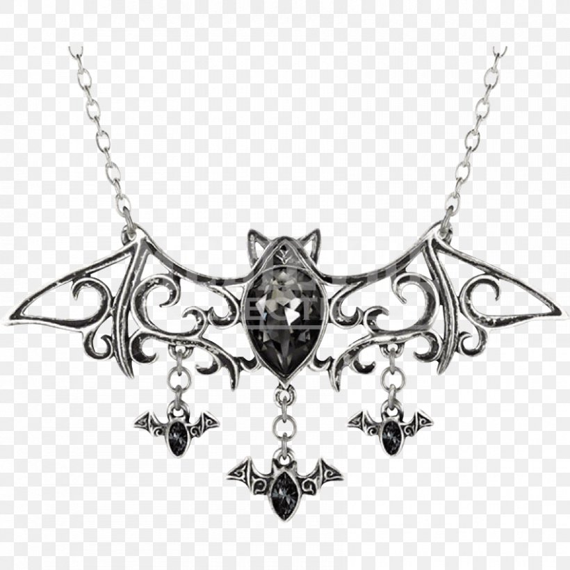 Alchemy Gothic Viennese Nights Necklace Charms & Pendants Alchemy Gothic Viennese Nights Crystal Bat Pendant Necklace Jewellery, PNG, 850x850px, Necklace, Bijou, Body Jewelry, Charms Pendants, Fashion Accessory Download Free