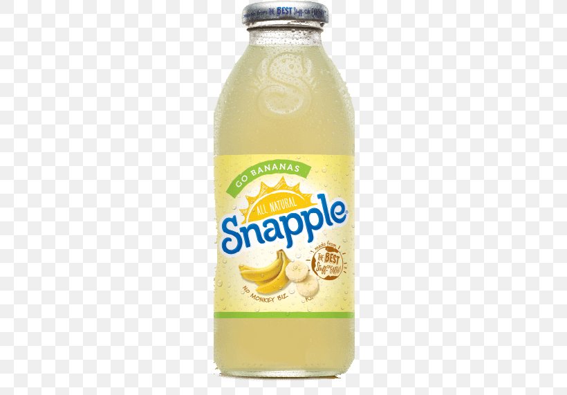 Fizzy Drinks Snapple Kiwi / Strawberry Juice Snapple Kiwi / Strawberry Juice Snapple Go Bananas Drink, PNG, 571x571px, Fizzy Drinks, Banana, Bottle, Citric Acid, Drink Download Free