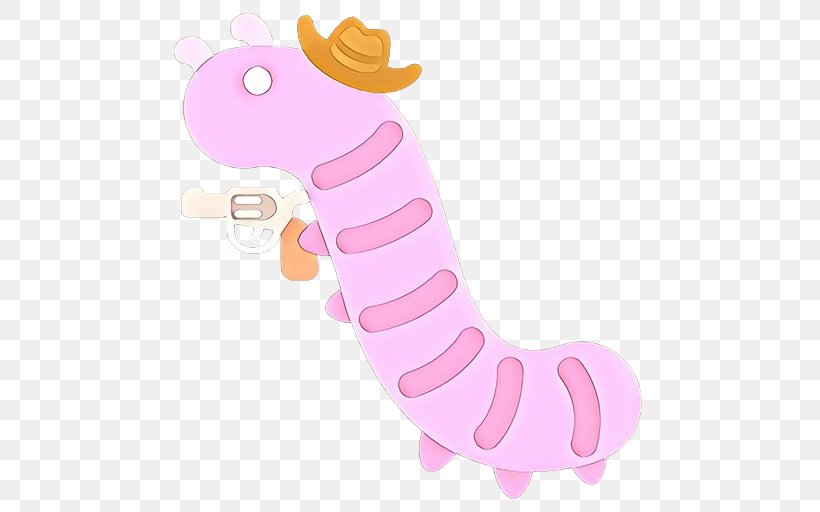 Pink Caterpillar Cartoon Animal Figure Clip Art, PNG, 512x512px, Cartoon, Animal Figure, Caterpillar, Pink, Tail Download Free