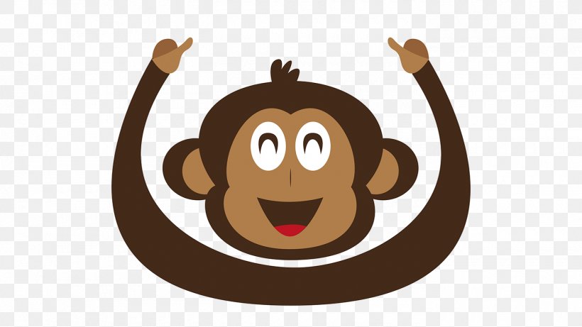 Monkey Logo Human Behavior Desktop Wallpaper, PNG, 1400x788px, Monkey, Behavior, Cartoon, Computer, Ear Download Free