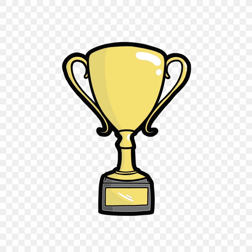 Trophy, PNG, 2048x2048px, Watercolor, Award, Paint, Trophy, Wet Ink Download Free