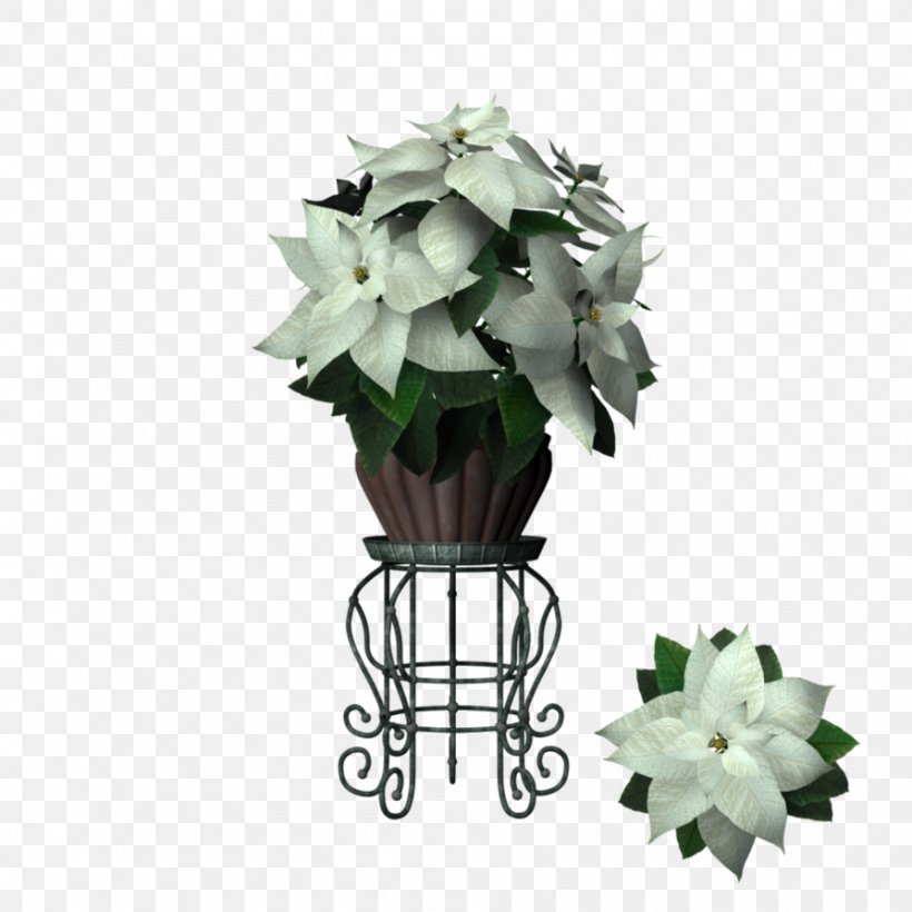 Flowerpot Floral Design Poinsettia, PNG, 894x894px, Flowerpot, Artificial Flower, Christmas, Crock, Cut Flowers Download Free