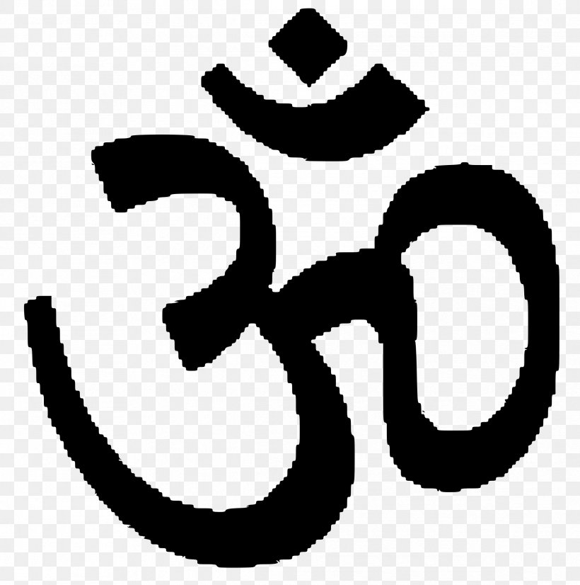 Om Symbol Hinduism Clip Art, PNG, 2381x2400px, Symbol, Area, Black And White, Devanagari, Dharma Download Free