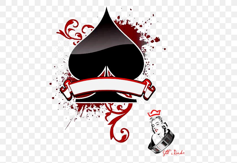 Texas Hold 'em Ace Of Spades Playing Card Suit, PNG, 515x564px, Watercolor, Cartoon, Flower, Frame, Heart Download Free