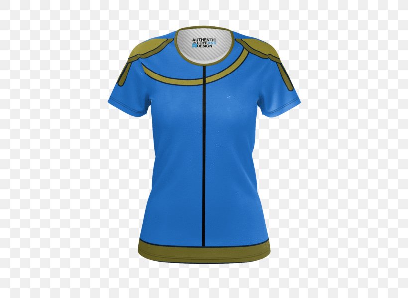 T-shirt Jersey Cotton Clothing, PNG, 600x600px, Tshirt, Active Shirt, Blue, Clothing, Collar Download Free