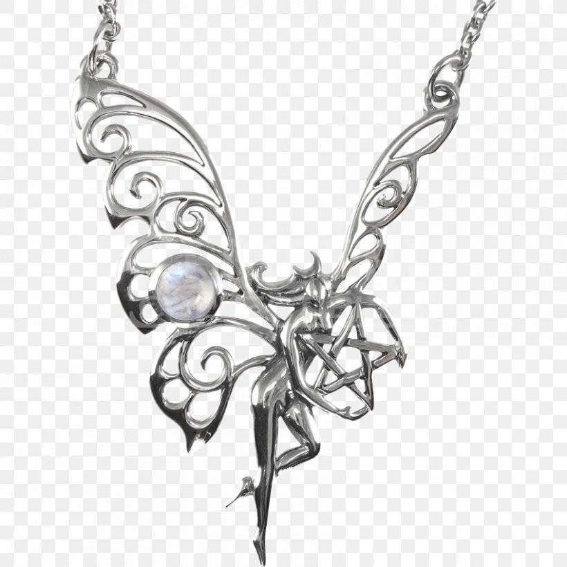 Charms & Pendants Necklace Earring Moonstone Jewellery, PNG, 850x850px, Charms Pendants, Black And White, Body Jewelry, Bracelet, Butterfly Download Free