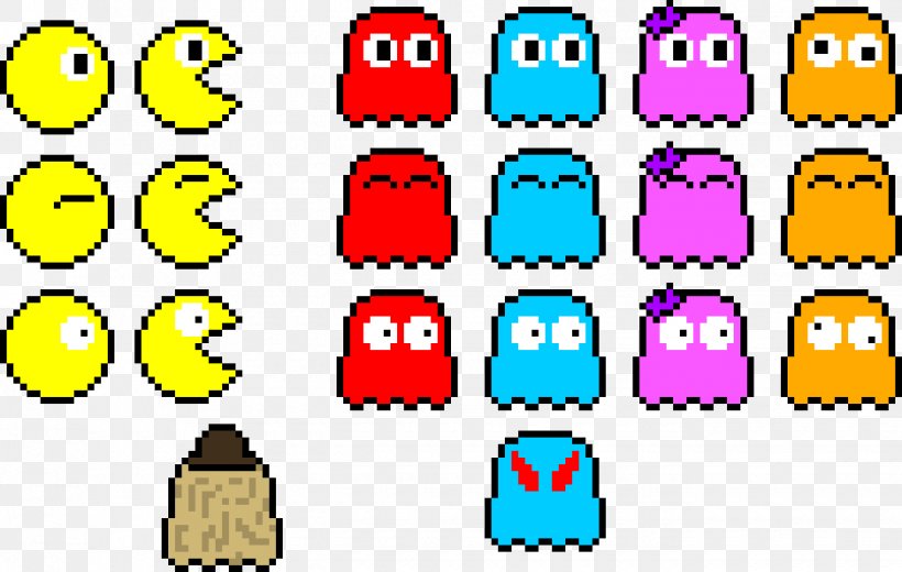 Pac-Man World Rally Pac-Man 2: The New Adventures Ghosts, PNG, 1340x850px, Pacman, Area, Art, Deviantart, Emoticon Download Free