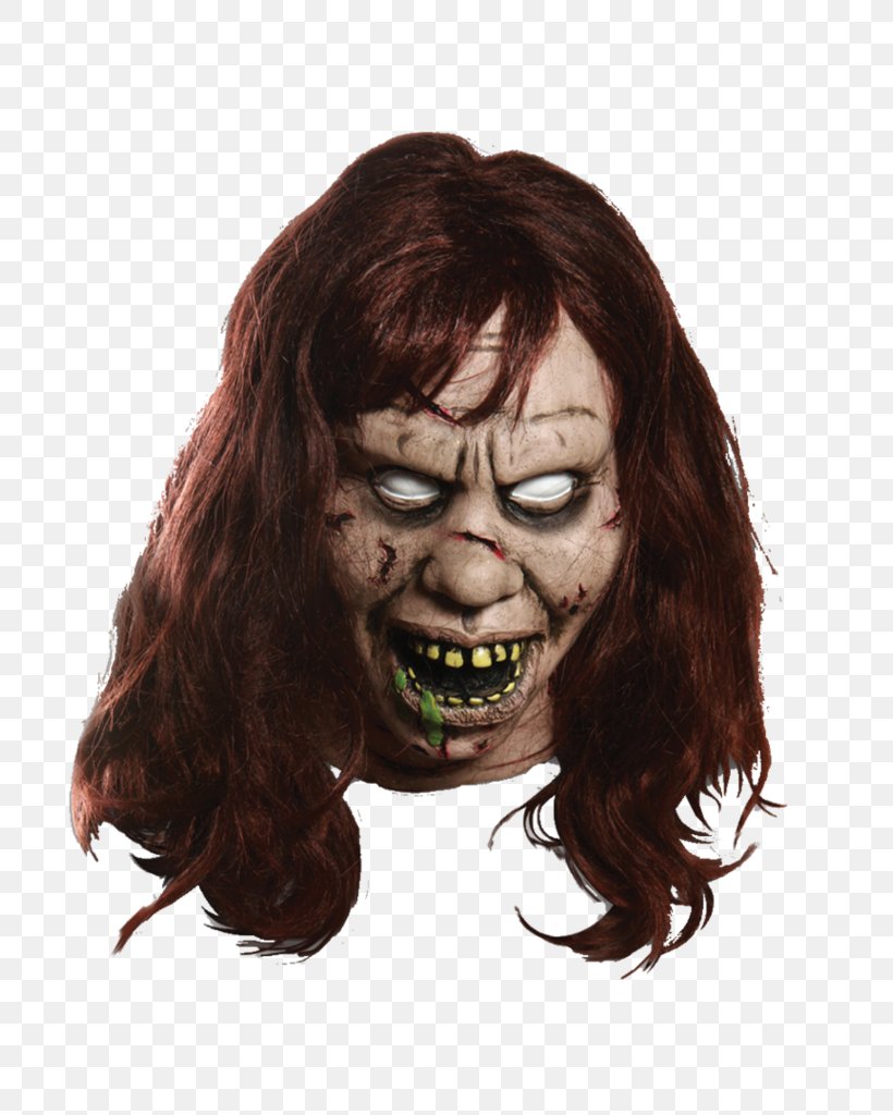 Regan MacNeil The Exorcist Guy Fawkes Mask Costume, PNG, 811x1024px, Regan Macneil, Brown Hair, Costume, Demon, Demonic Possession Download Free