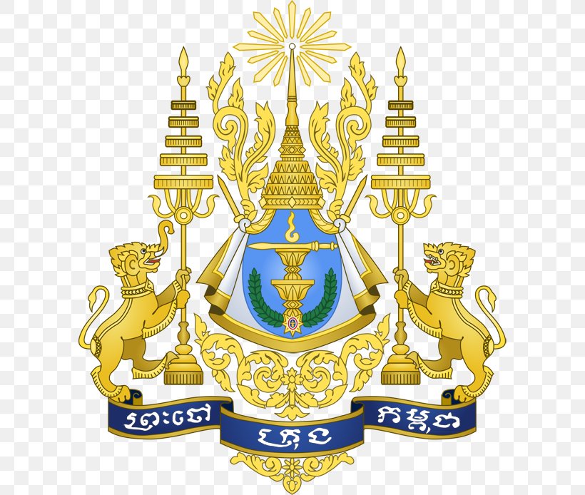 Royal Arms Of Cambodia Royal Coat Of Arms Of The United Kingdom Flag Of Cambodia, PNG, 600x694px, Cambodia, Coat Of Arms, Coat Of Arms Of Armenia, Crest, Crown Download Free