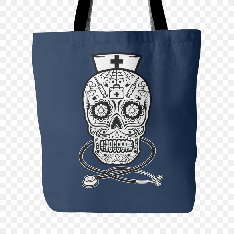 Calavera Nursing Tattoo Skull Registered Nurse, PNG, 1024x1024px, Calavera, Brand, Day Of The Dead, Doctor Of Nursing Practice, Handbag Download Free