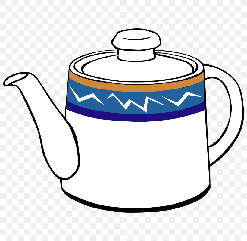 Clip Art Teapot Vector Graphics Openclipart Kettle, PNG, 800x800px, Teapot, Artwork, Cookware And Bakeware, Drinkware, Kettle Download Free