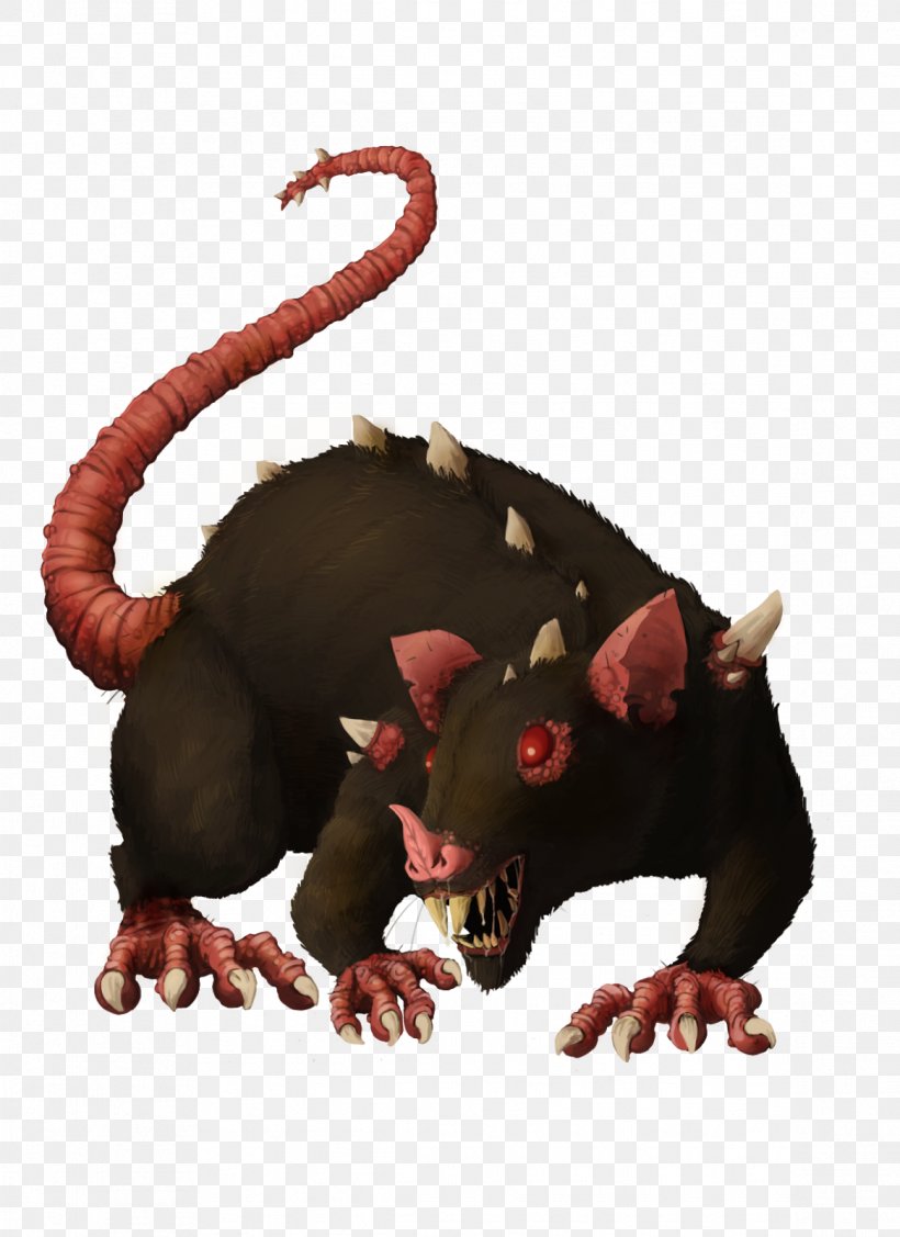 Dire Rat Dungeons & Dragons Rodent Clip Art, PNG, 1164x1600px, Rat, Carnivoran, Dire Rat, Dungeons Dragons, Evil Download Free