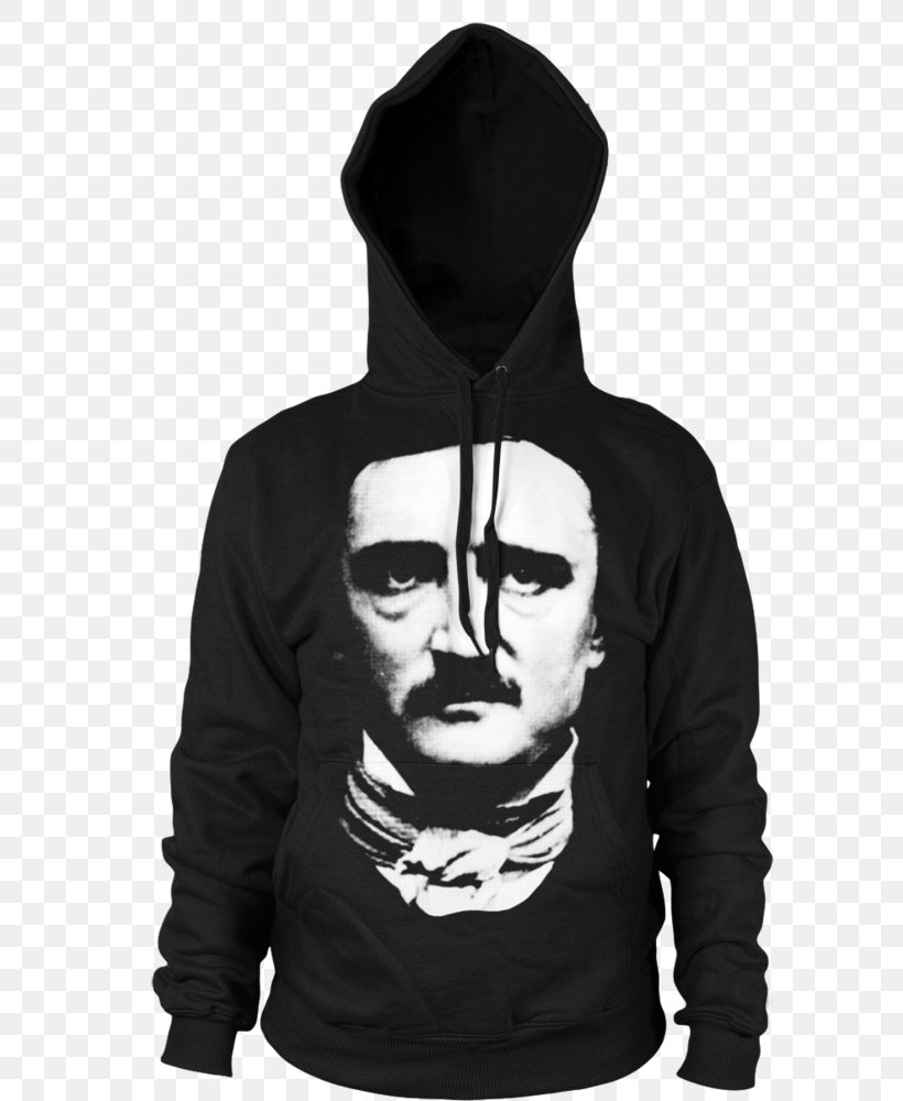 Edgar Allan Poe Hoodie The Raven T-shirt A Dream Within A Dream, PNG, 608x1000px, Edgar Allan Poe, Black, Bluza, Clothing, Dream Within A Dream Download Free