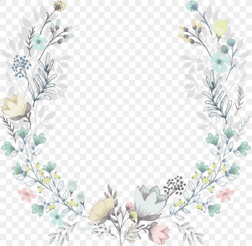 Wedding Invitation Flower Wreath Baby Shower Clip Art, PNG, 3142x3064px, Wedding Invitation, Baby Announcement, Baby Shower, Blossom, Branch Download Free