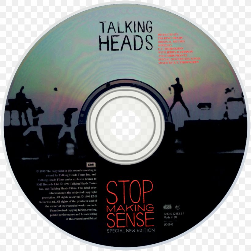 Compact Disc Stop Making Sense Talking Heads Sand In The Vaseline: Popular Favorites Phonograph Record, PNG, 1000x1000px, Watercolor, Cartoon, Flower, Frame, Heart Download Free