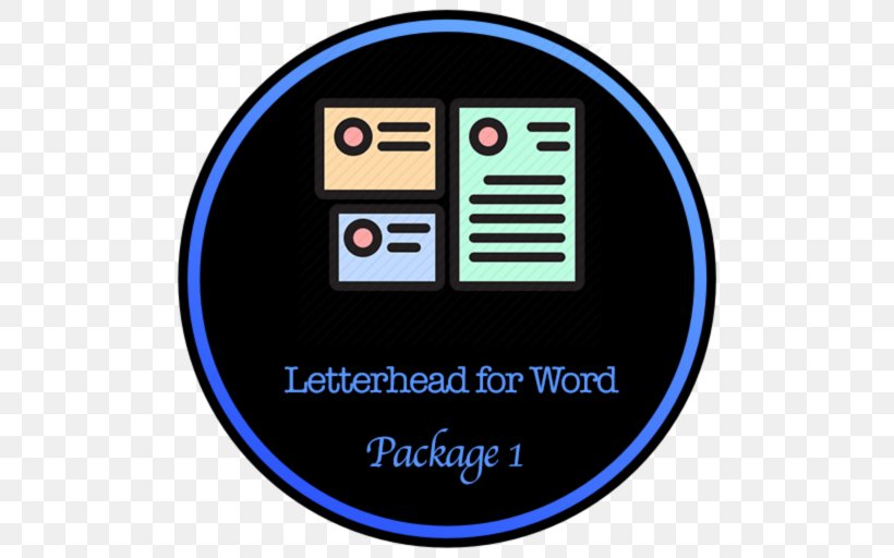 Letterhead Logo Microsoft Word Font, PNG, 512x512px, Letterhead, Area, Brand, Business, Logo Download Free