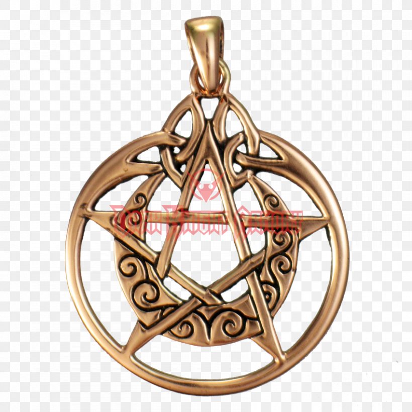 Locket Pentacle Wicca Pentagram Symbol, PNG, 850x850px, Locket, Altar, Amulet, Body Jewelry, Brass Download Free