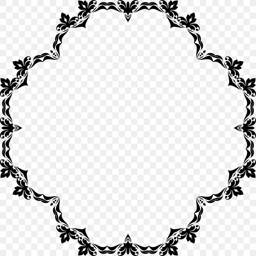 Ornament Picture Frames Decorative Arts Clip Art, PNG, 2310x2310px, Ornament, Area, Artwork, Black And White, Body Jewelry Download Free