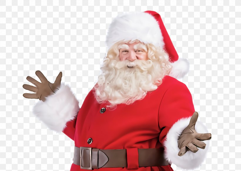 Santa Claus, PNG, 2368x1688px, Santa Claus, Beard, Christmas, Facial Hair, Finger Download Free