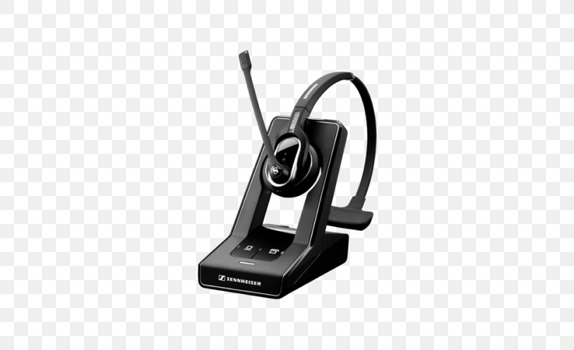 Authentic Sennheiser SD Pro 2 ML Wireless Headset And Base For Skype Open B Sennheiser SD Pro 1 Digital Enhanced Cordless Telecommunications, PNG, 500x500px, Headset, Electronic Device, Microphone, Mobile Phones, Noisecanceling Microphone Download Free