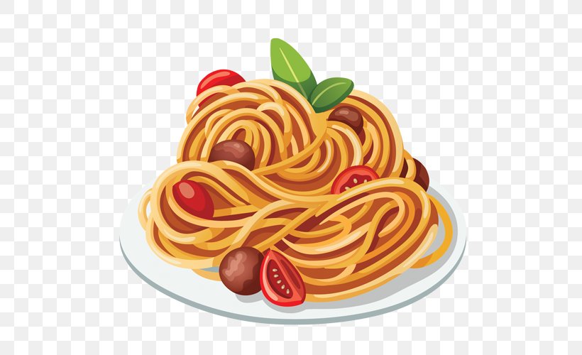 Spaghetti With Meatballs Pasta Italian Cuisine Spaghetti Alla Puttanesca Marinara Sauce, PNG, 500x500px, Spaghetti With Meatballs, Bolognese Sauce, Bucatini, Cuisine, Dish Download Free