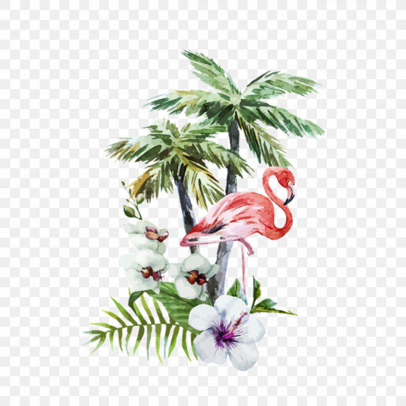 Stock Illustration Vector Graphics Wallpaper Flamingo Design, PNG, 2289x2289px, Flamingo, Art, Beak, Bird, Branch Download Free