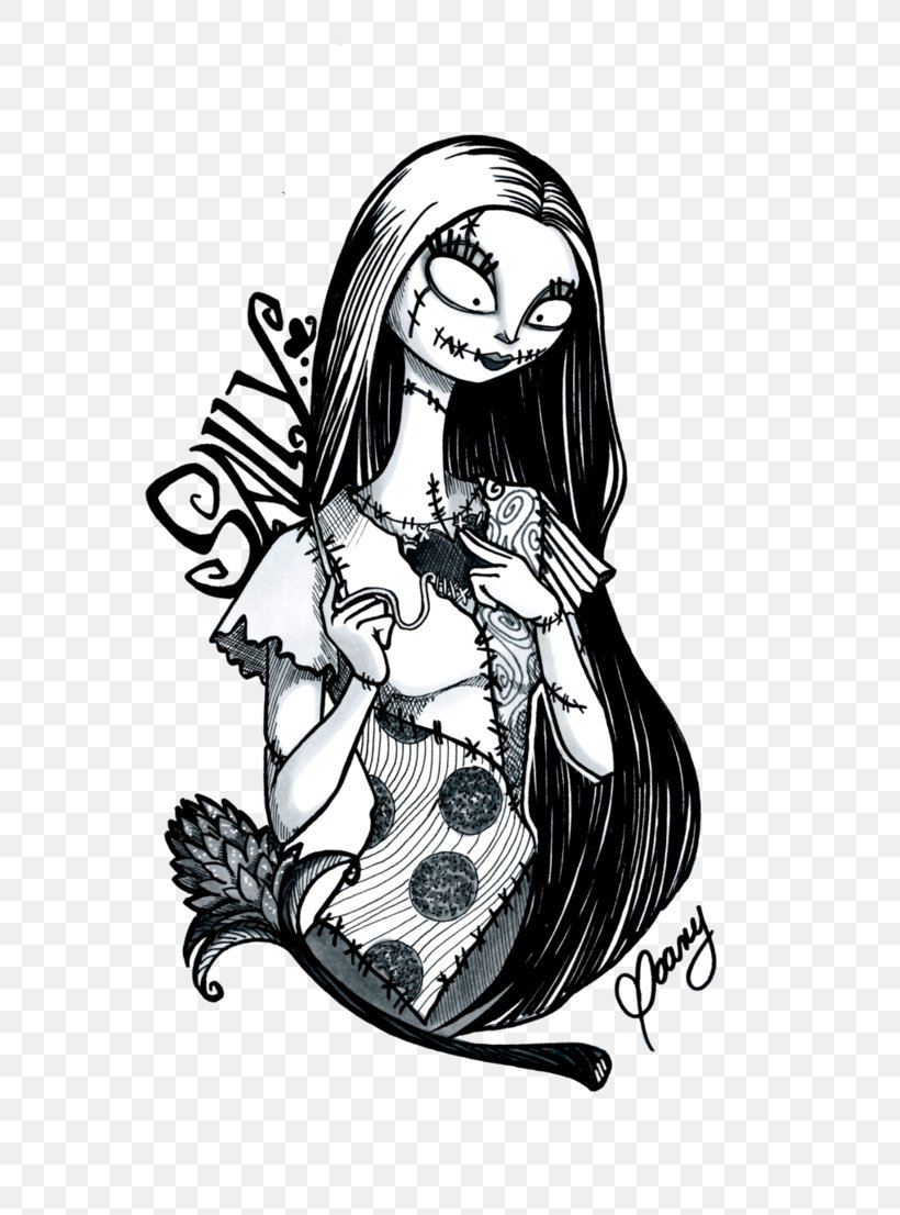 Black And White Jack Skellington YouTube Drawing, PNG, 723x1106px, Watercolor, Cartoon, Flower, Frame, Heart Download Free