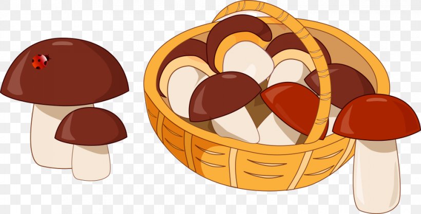 Edible Mushroom Basket Clip Art, PNG, 967x494px, Edible Mushroom, Basket, Boletus Edulis, Can Stock Photo, Cuisine Download Free