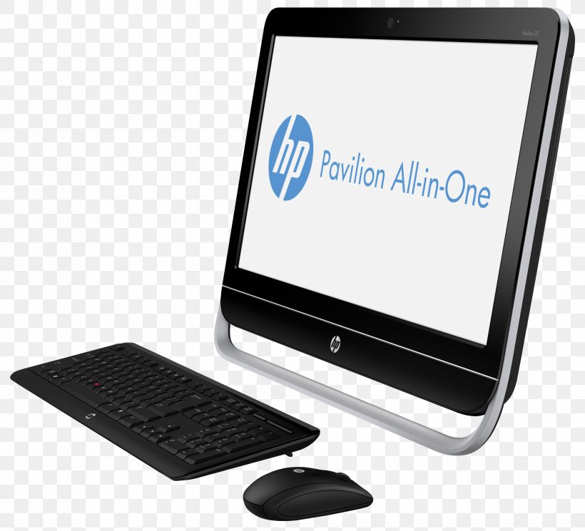 Hewlett-Packard Dell All-in-one HP Pavilion Desktop Computers, PNG, 3411x3102px, Hewlettpackard, Allinone, Brand, Computer, Computer Accessory Download Free