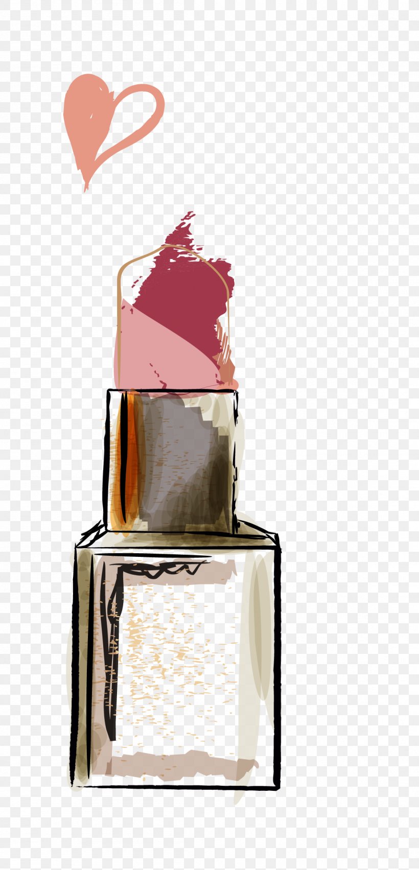 Perfume Lipstick, PNG, 1153x2395px, Perfume, Artworks, Cosmetics, Diagram, Drawing Download Free