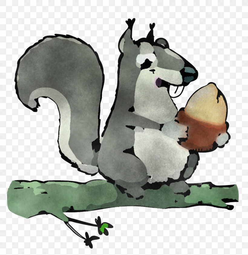 Squirrel Acorns, PNG, 1000x1028px, Squirrel, Acorns, Animal Figure, Animation, Cartoon Download Free