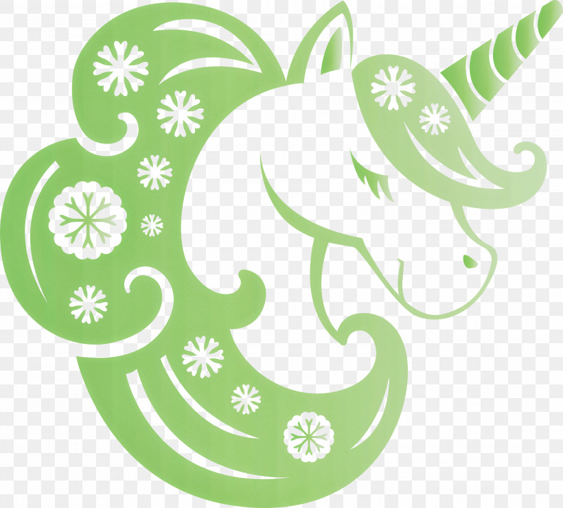 Unicorn Christmas Unicorn, PNG, 3000x2709px, Unicorn, Christmas Unicorn, Green Download Free