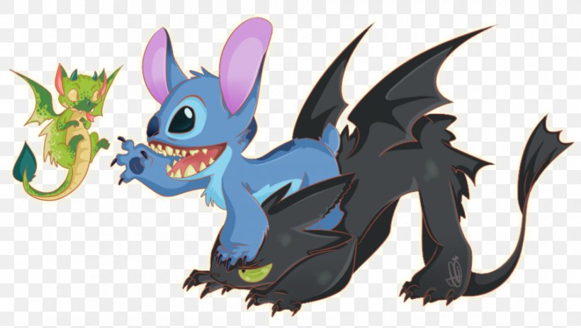 Stitch YouTube Toothless How To Train Your Dragon Drawing, PNG, 900x509px, Watercolor, Cartoon, Flower, Frame, Heart Download Free
