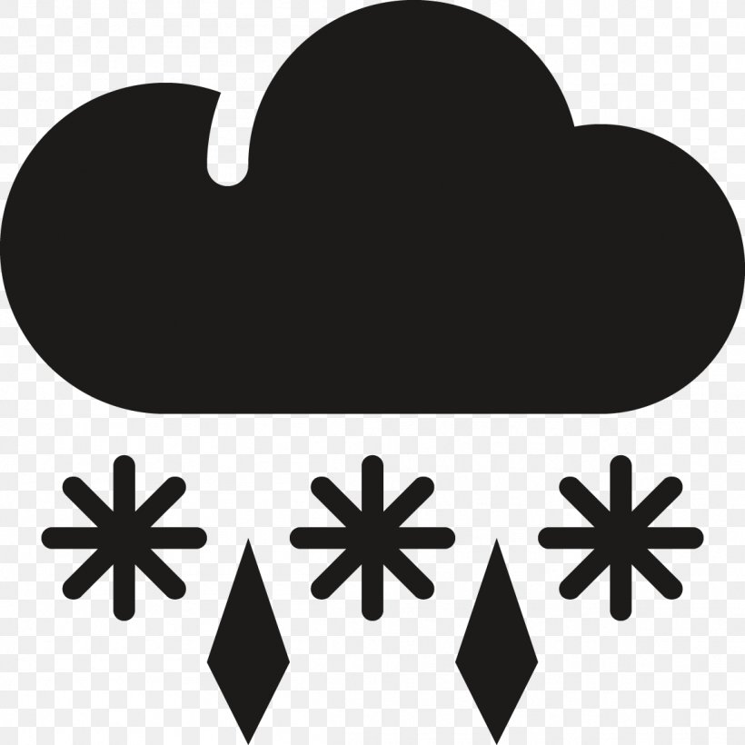 Snowflake Symbol Clip Art, PNG, 1152x1152px, Snowflake, Black, Black And White, Cloud, Heart Download Free