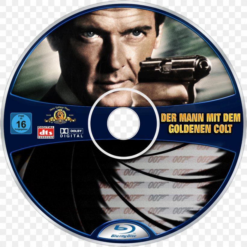 The Man With The Golden Gun Blu-ray Disc James Bond DVD YouTube, PNG, 1000x1000px, Man With The Golden Gun, Bluray Disc, Brand, Compact Disc, Die Another Day Download Free