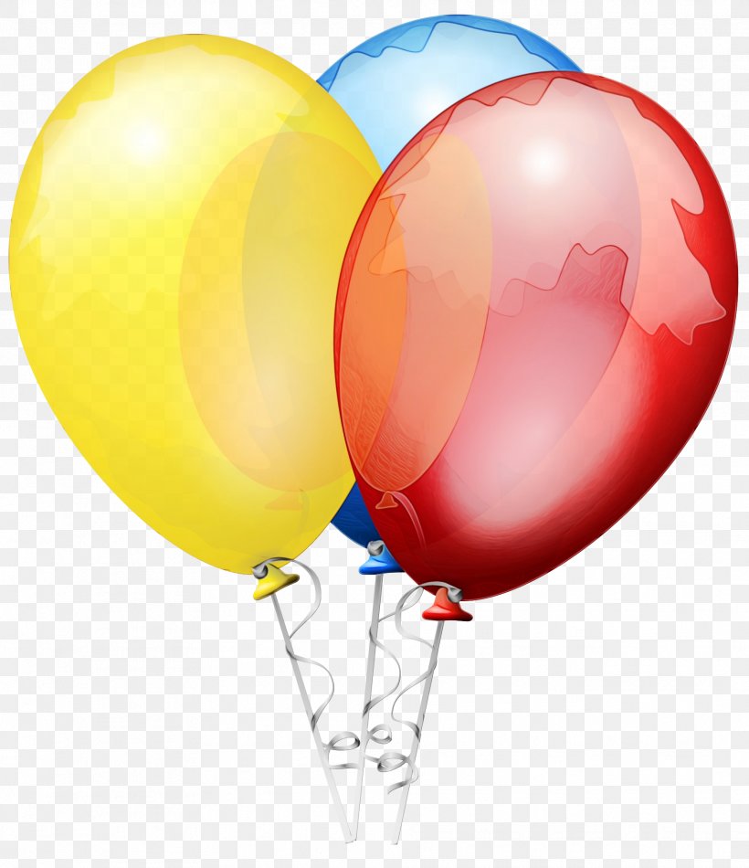 Balloon Party Supply Clip Art, PNG, 1867x2164px, Watercolor, Balloon, Paint, Party Supply, Wet Ink Download Free