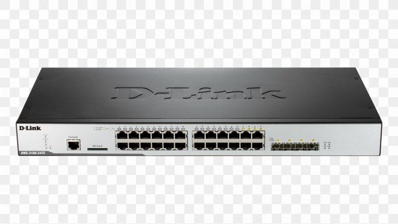 Gigabit Ethernet Power Over Ethernet Network Switch Stackable Switch Small Form-factor Pluggable Transceiver, PNG, 1664x936px, Gigabit Ethernet, Cisco Catalyst, Dlink, Electronic Device, Electronics Download Free