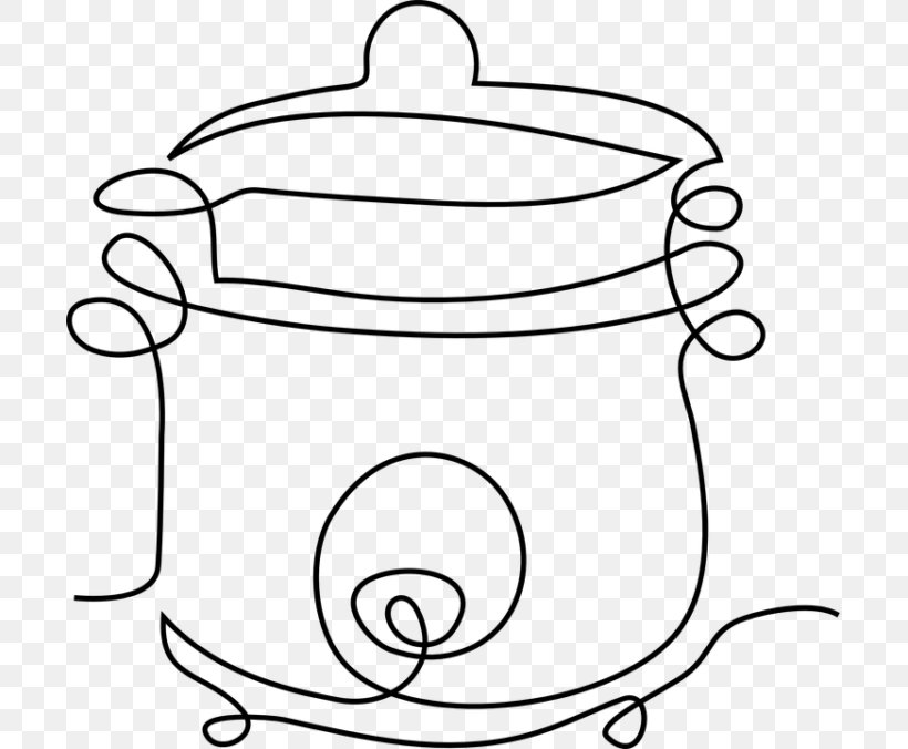 Instant Pot Pressure Cooking Olla Slow Cookers Clip Art, PNG, 700x676px, Instant Pot, Art, Artwork, Black And White, Cooker Download Free