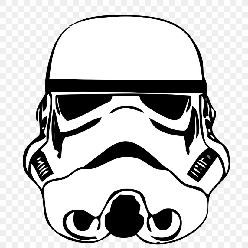 Stormtrooper Drawing Star Wars Stencil Clip Art, PNG, 1024x1024px, Stormtrooper, Area, Art, Artwork, Black Download Free