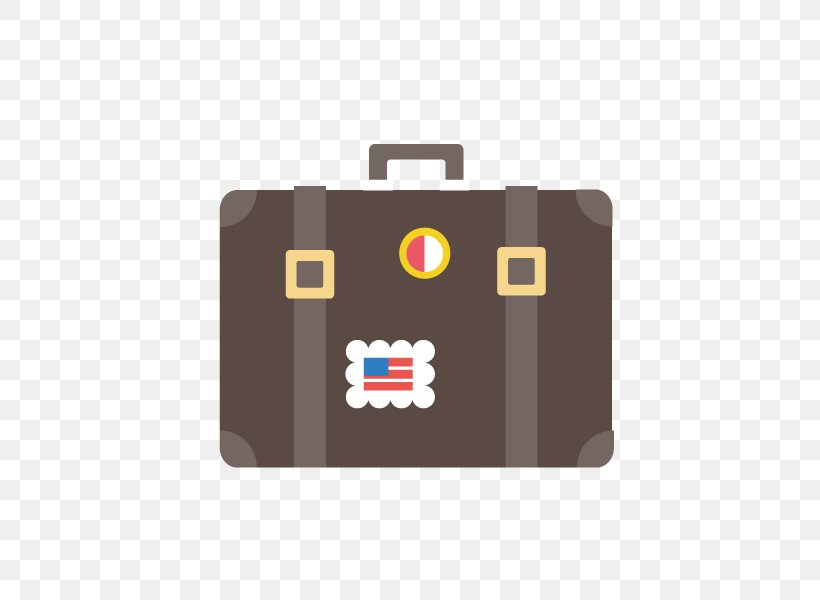 Suitcase Travel Flat Design Icon, PNG, 600x600px, Suitcase, Baggage, Brand, Flat Design, Gratis Download Free