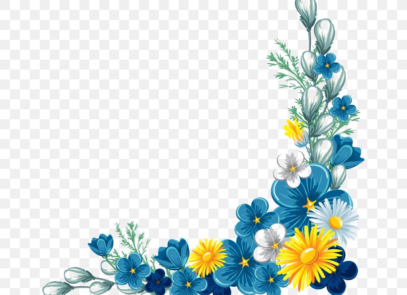 Flower Yellow Clip Art, PNG, 650x594px, Flower, Blue, Blue Flower, Blue Rose, Color Download Free