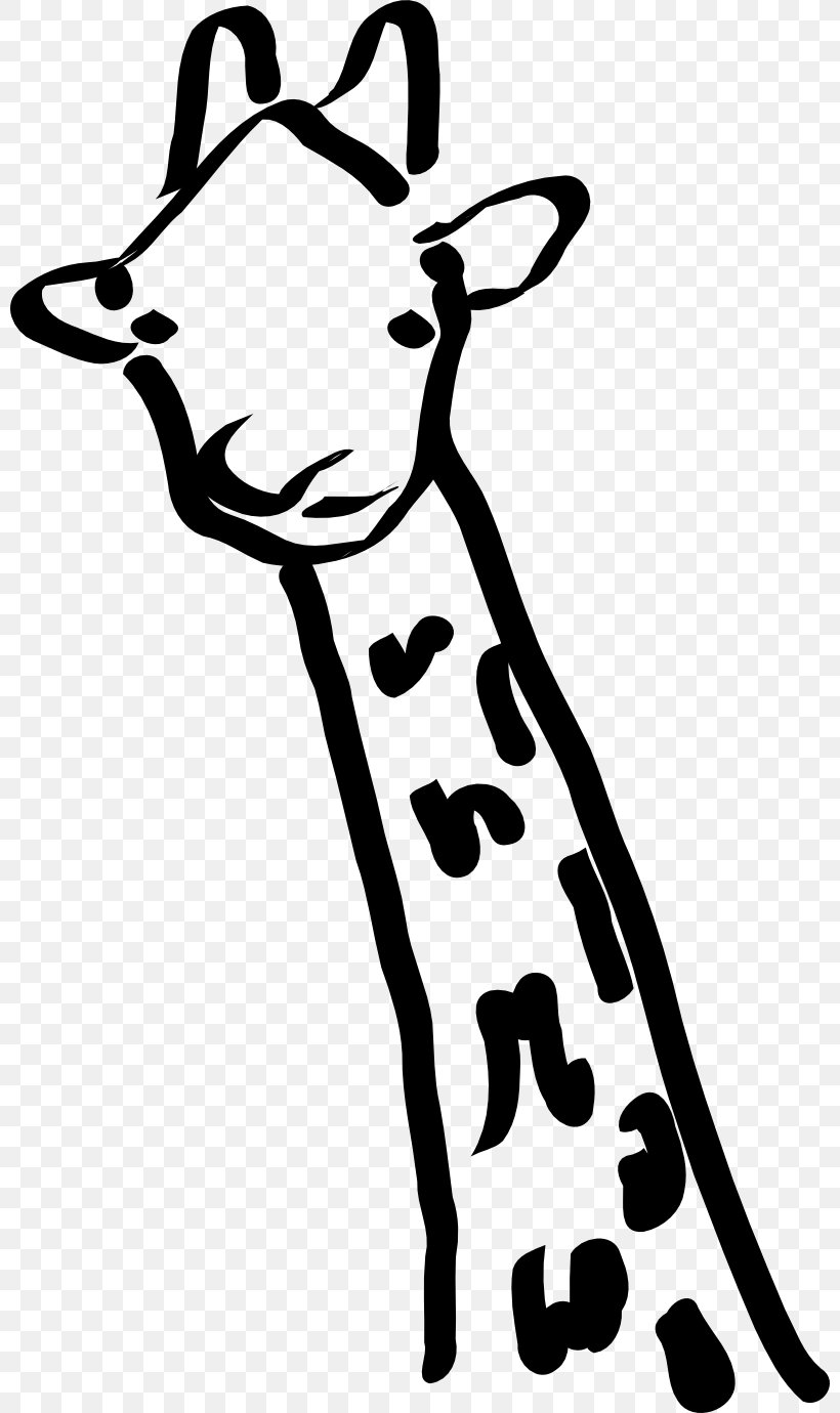 Baby Giraffes Clip Art, PNG, 800x1380px, Giraffe, Art, Artwork, Baby Giraffes, Black Download Free
